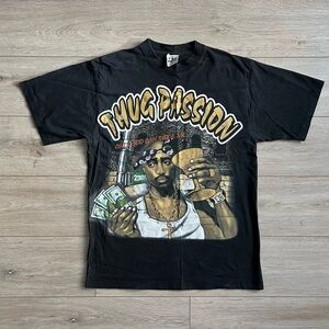 Vintage 2Pac T-Shirt Bold Graphic